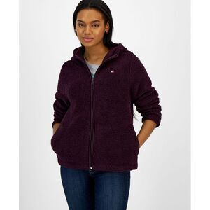 Women's Faux Sherpa Full-Zip Hoodie